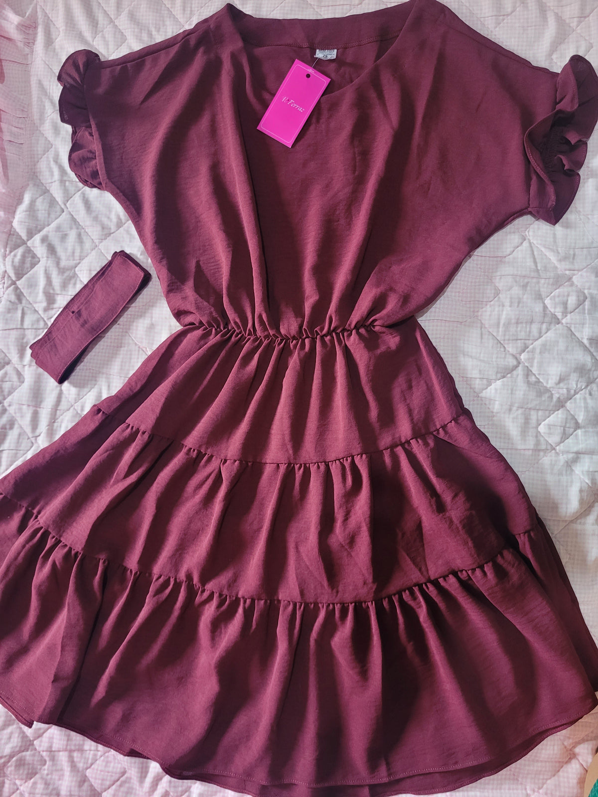 Vestido Vinho