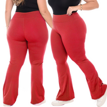 Calça Flare Plus Size Peluciada 👖